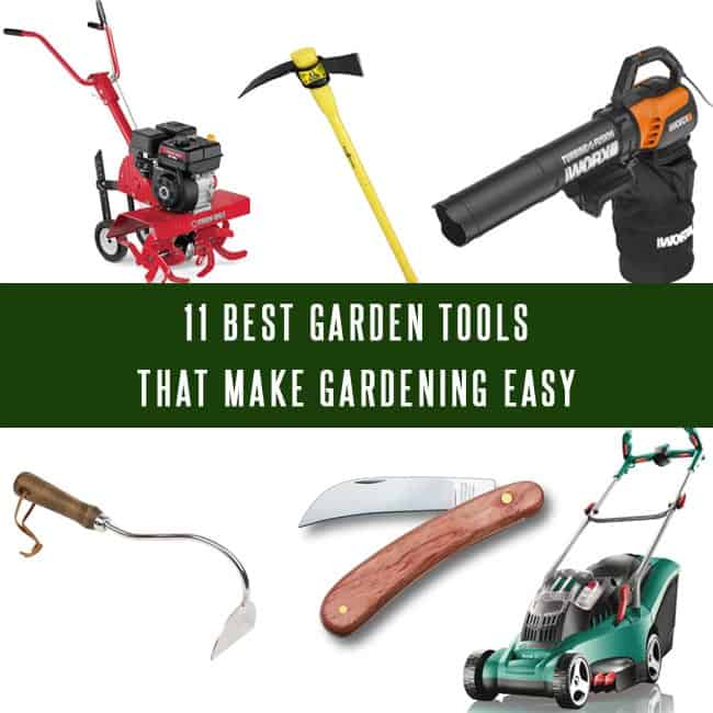 11 Best Garden Tools That Make Gardening Easy