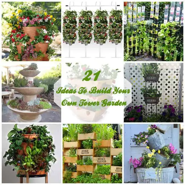 21 Amazing Ideas To Build Your Own Tower Garden - Gardenoid