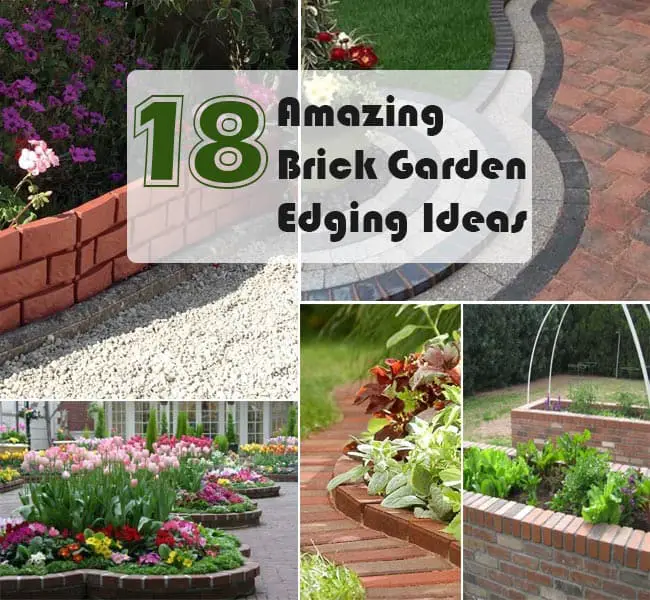 18 Brick Garden Edging Ideas That Looks Amazing