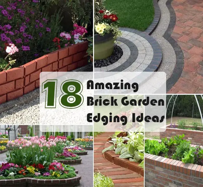 18 Brick Garden Edging Ideas That Looks Amazing | Gardenoid