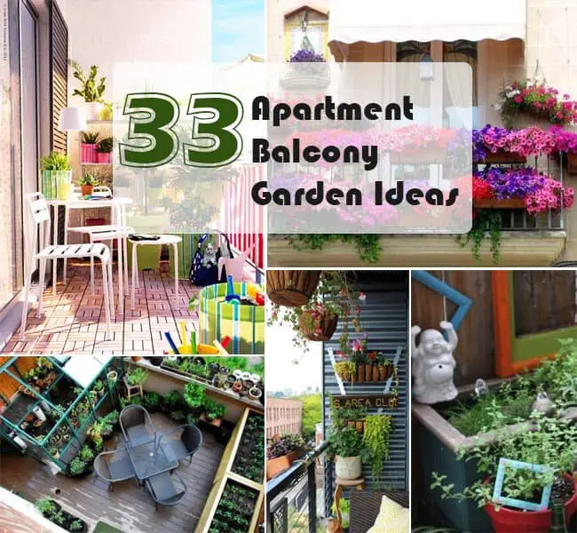 33 Stunning Apartment Balcony Garden Ideas That You Will Love