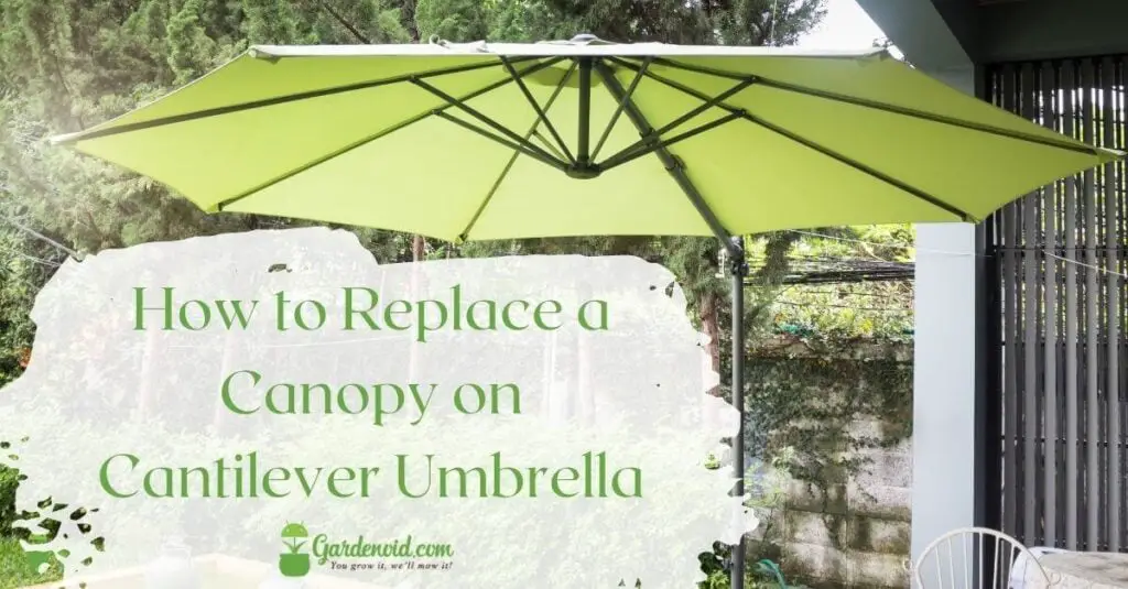 How to Replace a Canopy on Cantilever Umbrella