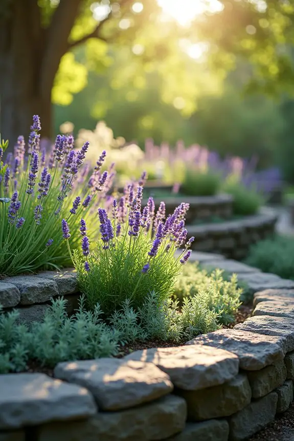aromatic herb spiral gardens
