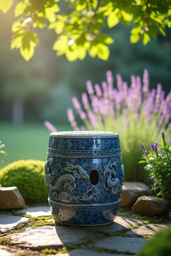 artistic seating for gardens