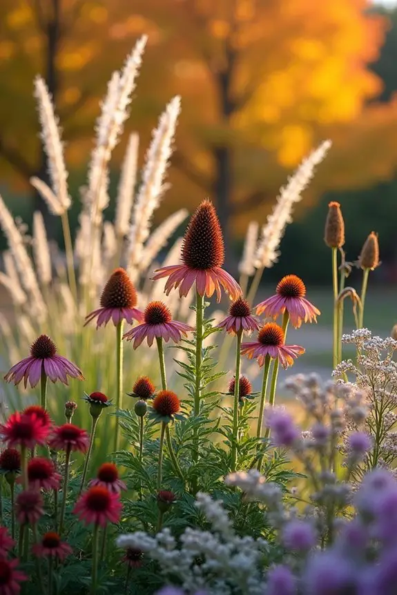 dried seedheads create beauty