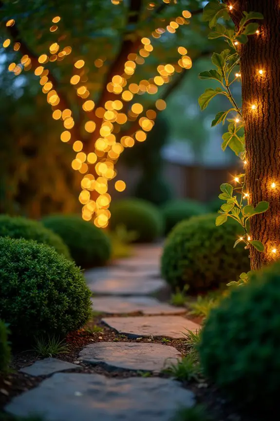 enchanting garden fairy lights