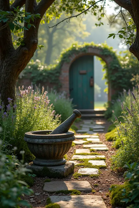 enchanting herbal apothecary garden