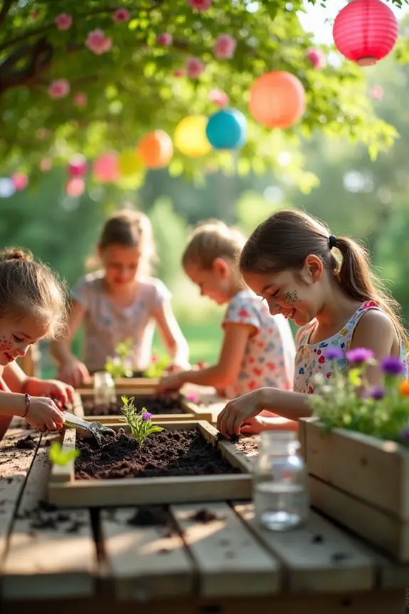 engaging garden birthday activities