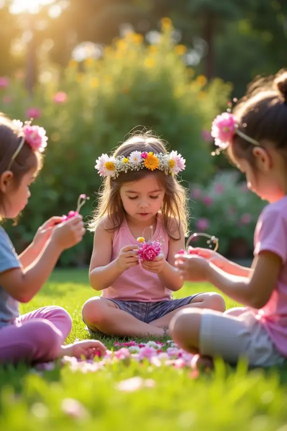 flower crown crafting joy