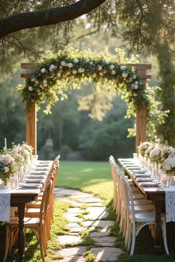 fresh vintage garden wedding