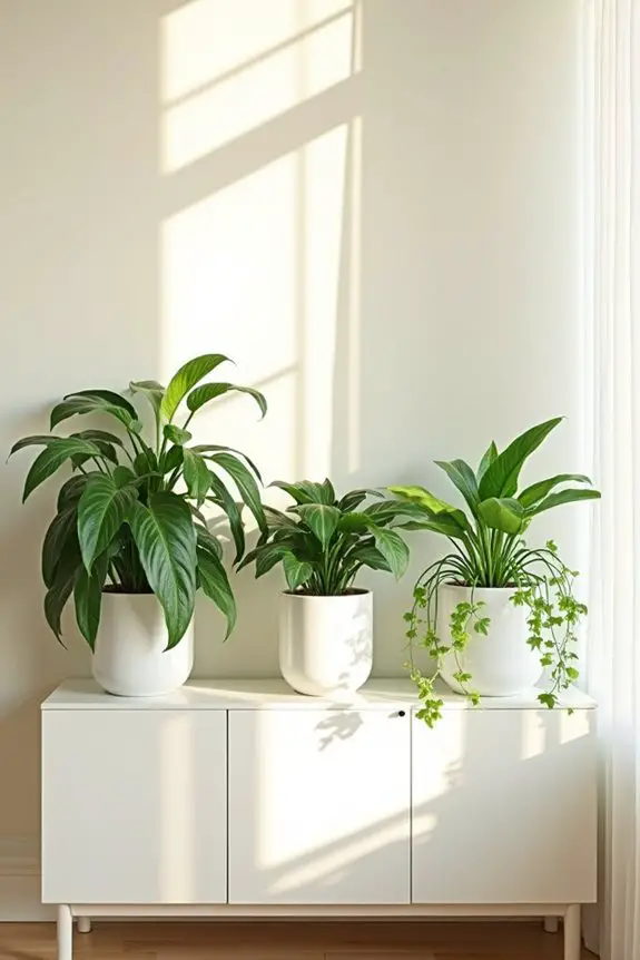 odd numbered plant groupings