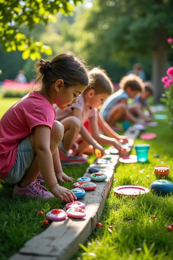 outdoor art gallery creation