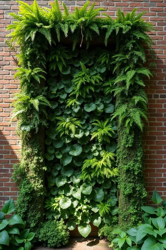 transform walls with ferns