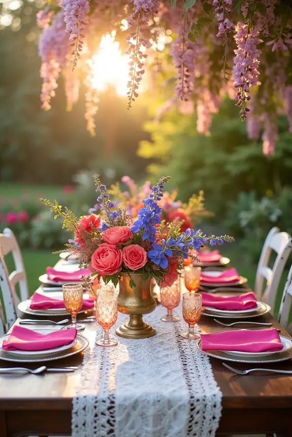 vintage elegance meets bold contrast
