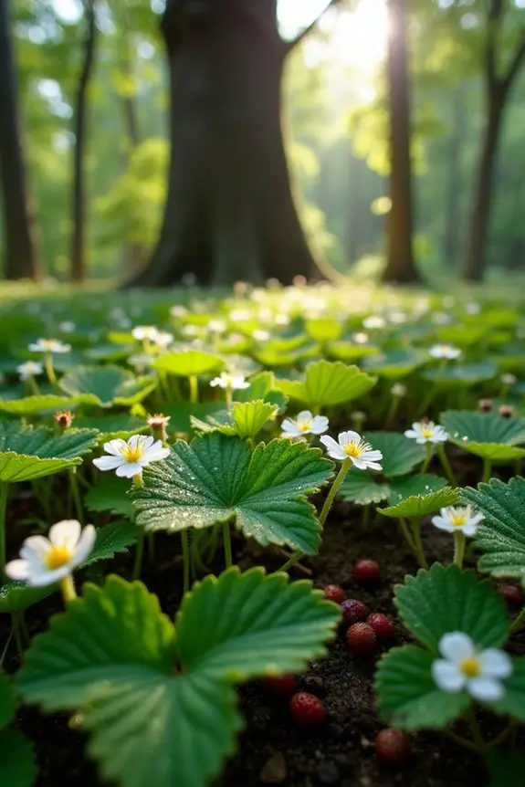 wild strawberry ground cover benefits