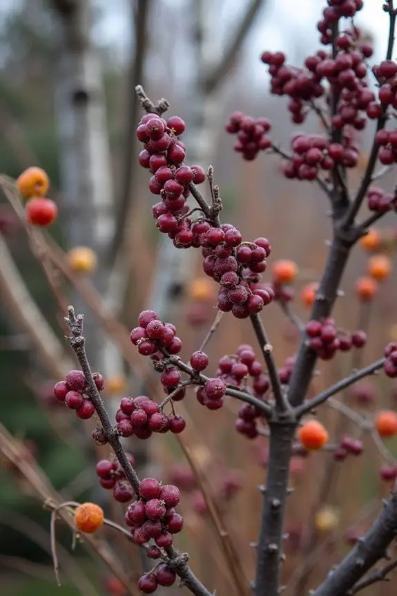 winter garden berry beauty
