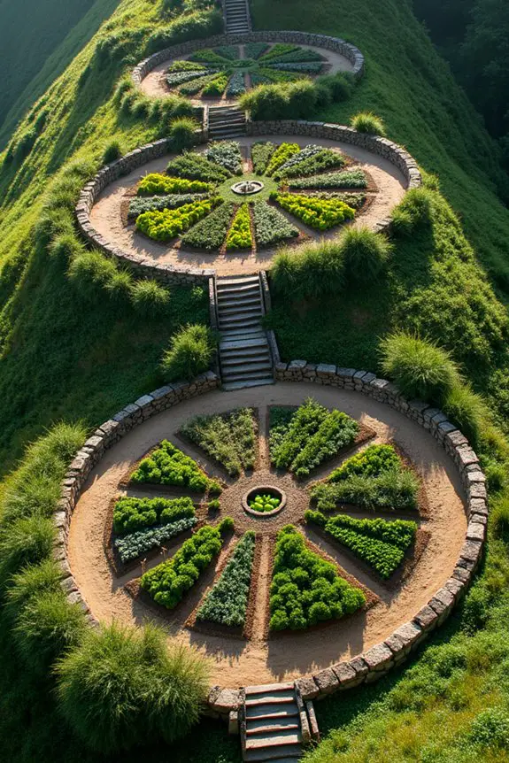 efficient sloped garden design