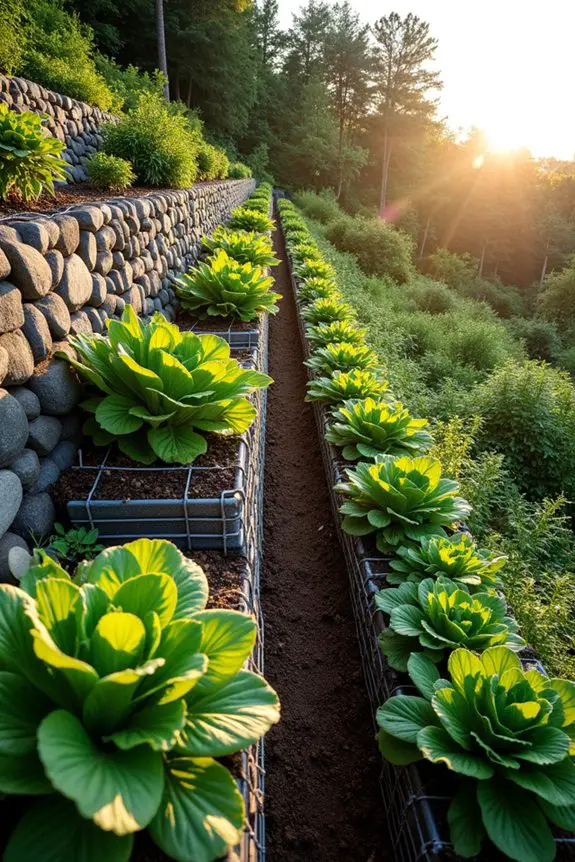 gabion walls for stabilization