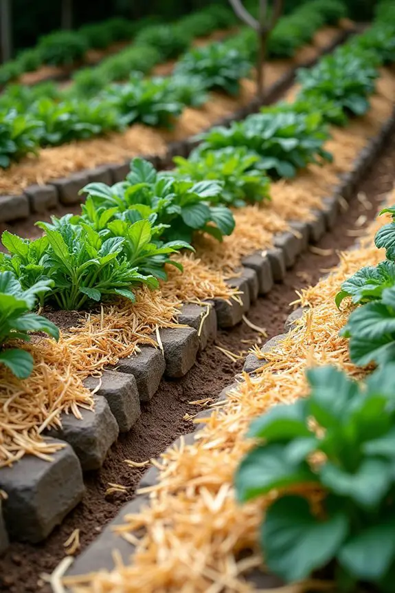 mulch prevents soil erosion