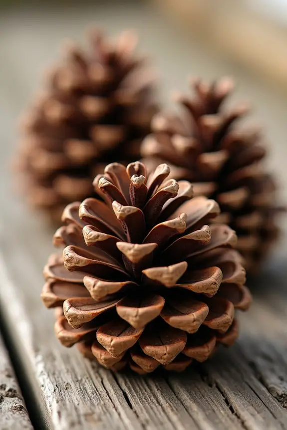 select open sturdy pinecones