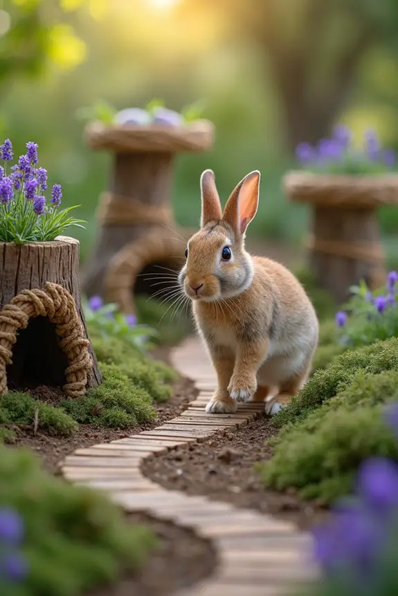 sensory exploration for rabbits