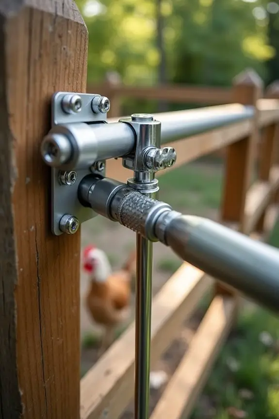 dynamic adjustable chicken gates