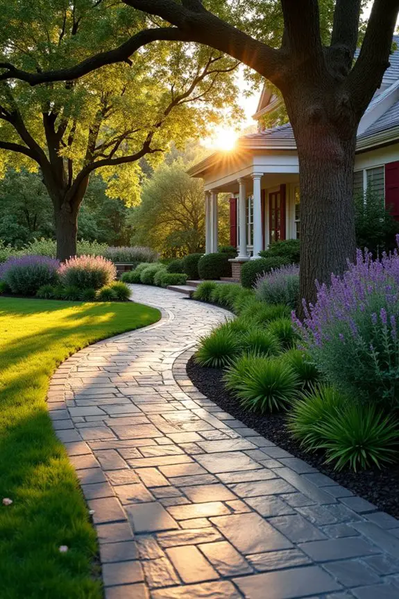 elegant pathways enhance landscapes