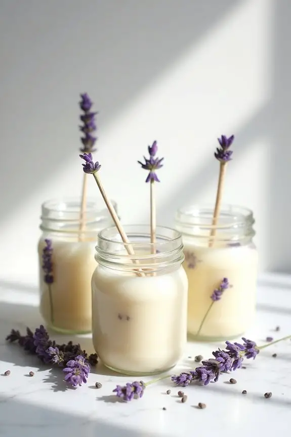 homemade lavender candle sanctuary