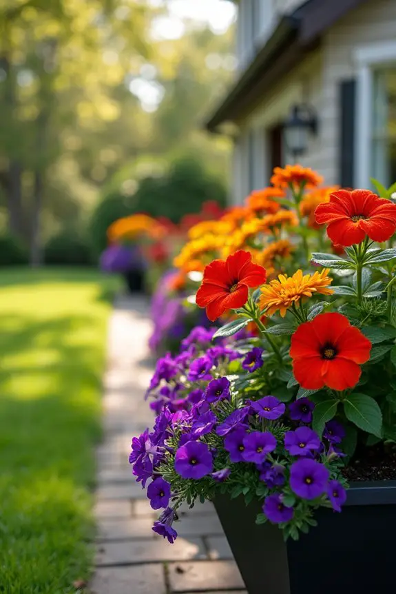 instant colorful garden transformation