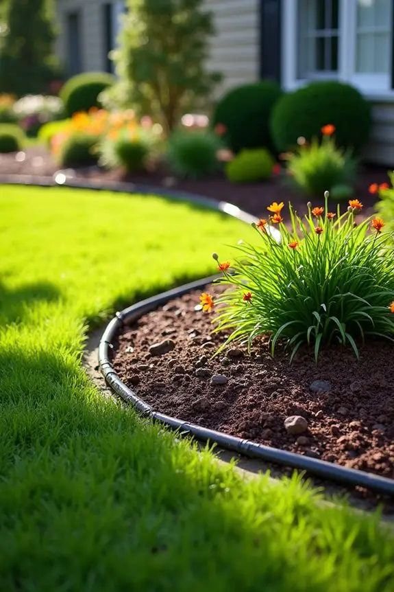 mulch and edging enhancement