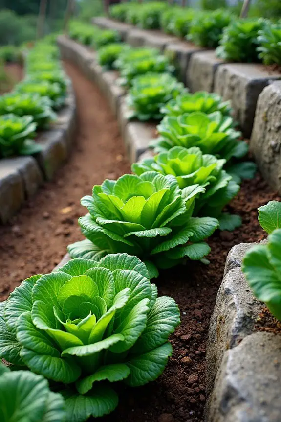 seasonal hillside garden care