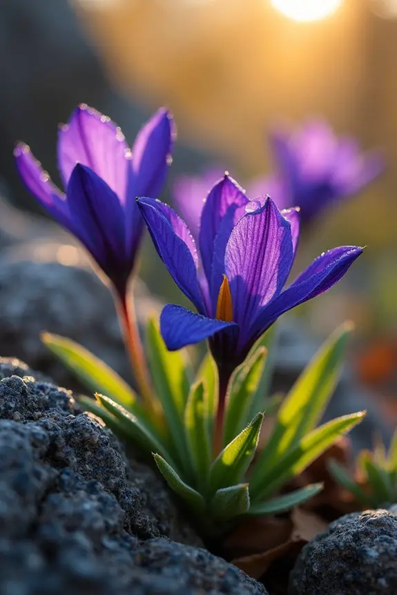 autumn s vibrant sapphire blooms