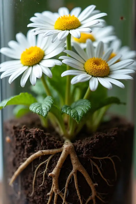 daisies purify contaminated soil