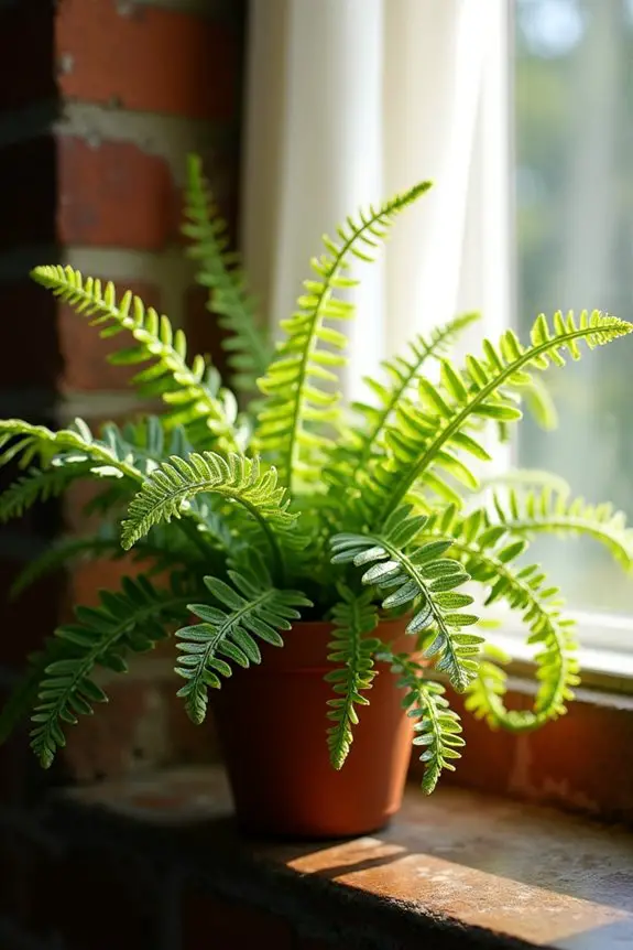 dappled sunlight for ferns