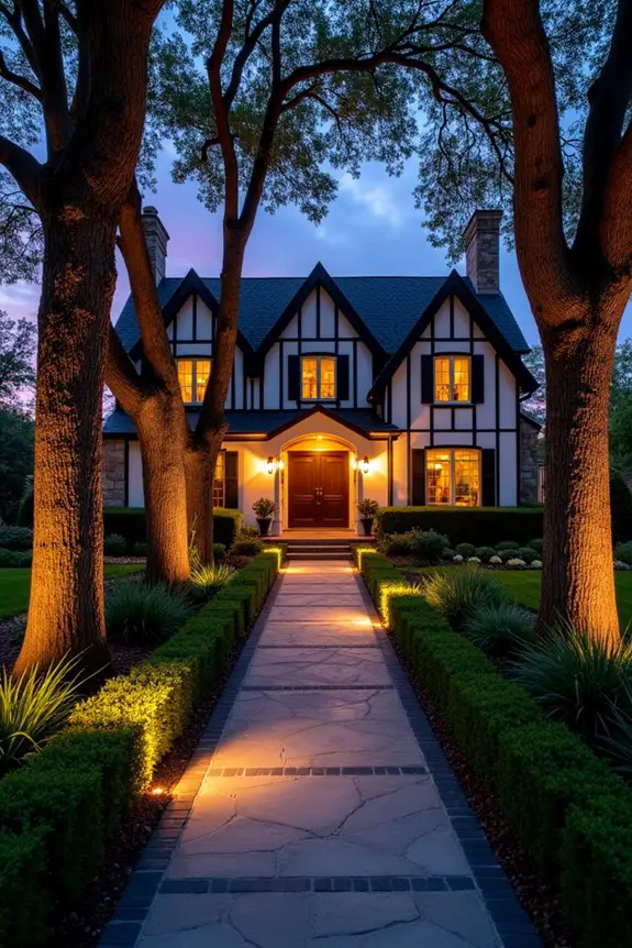 enchanting nighttime landscape lighting