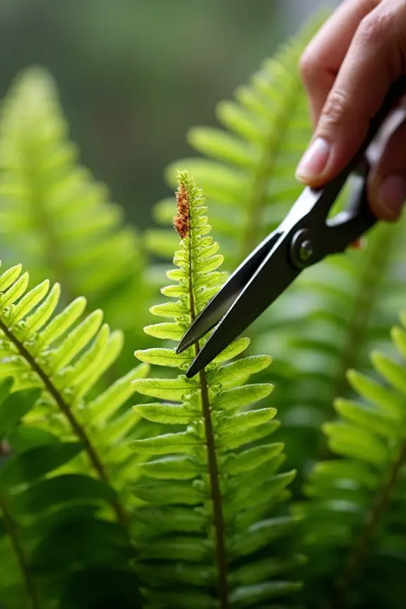 pruning for healthy ferns