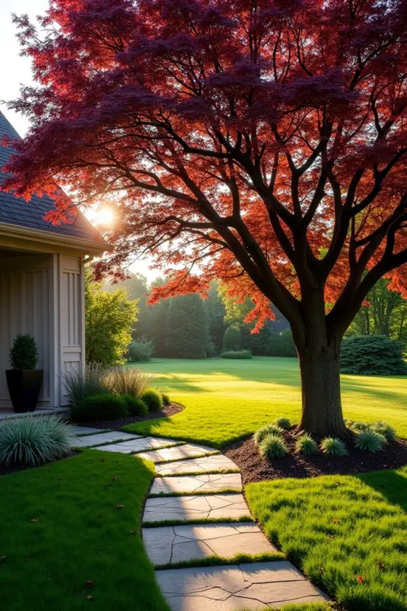 transformative front yard centerpiece