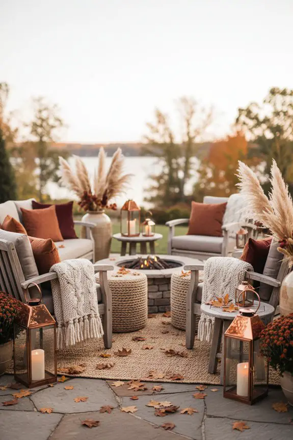 cozy autumn patio makeover
