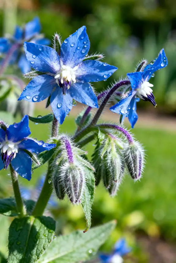 cucumber flavored blue star flowers