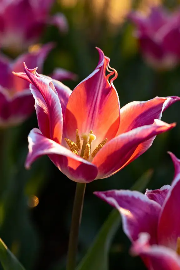 elegant lily flowered blooms