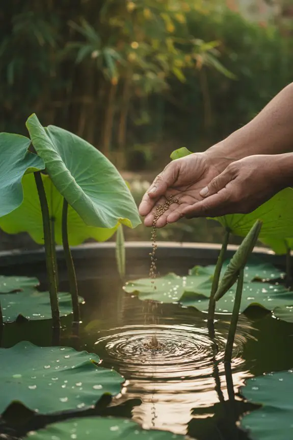 fertilizing lotus plants effectively