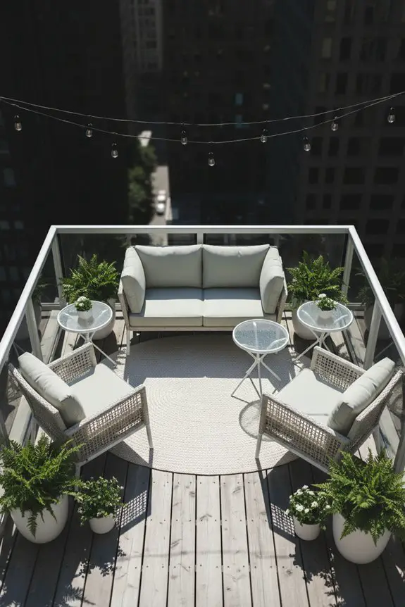 light colors enhance spaciousness