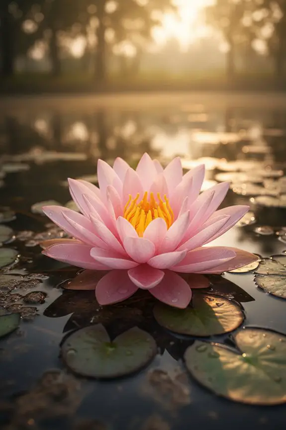 lotus symbolizes divine creation