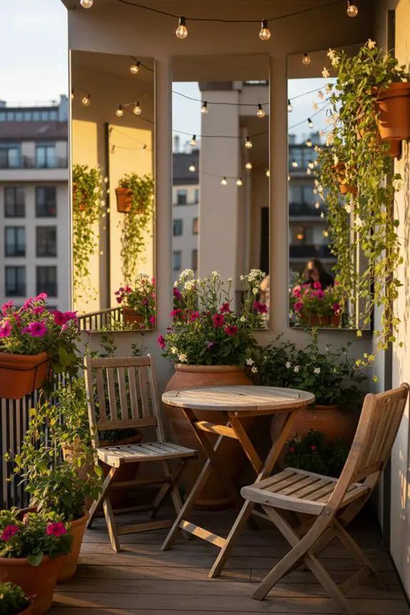 mirrors expand patio dimensions