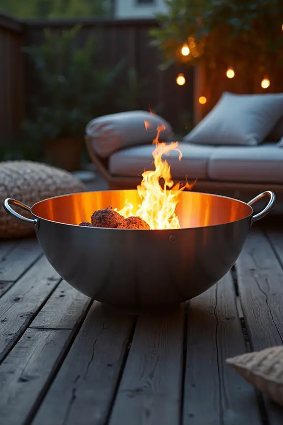 portable fire pit versatility