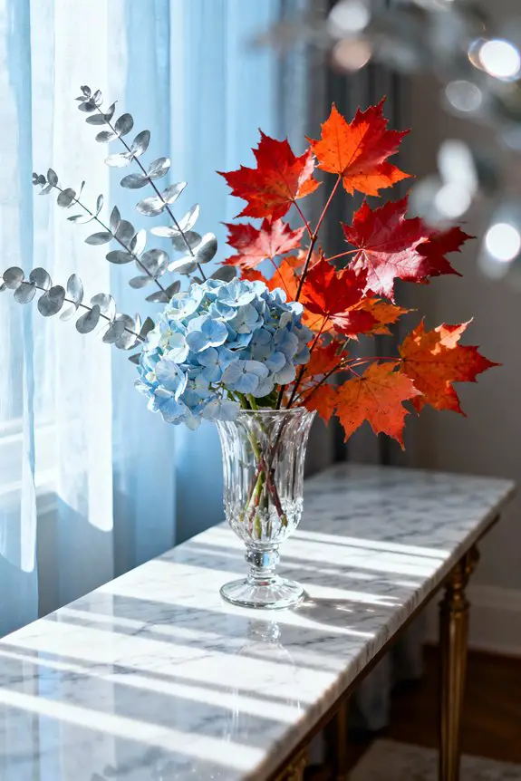 seasonal hydrangea arrangement ideas