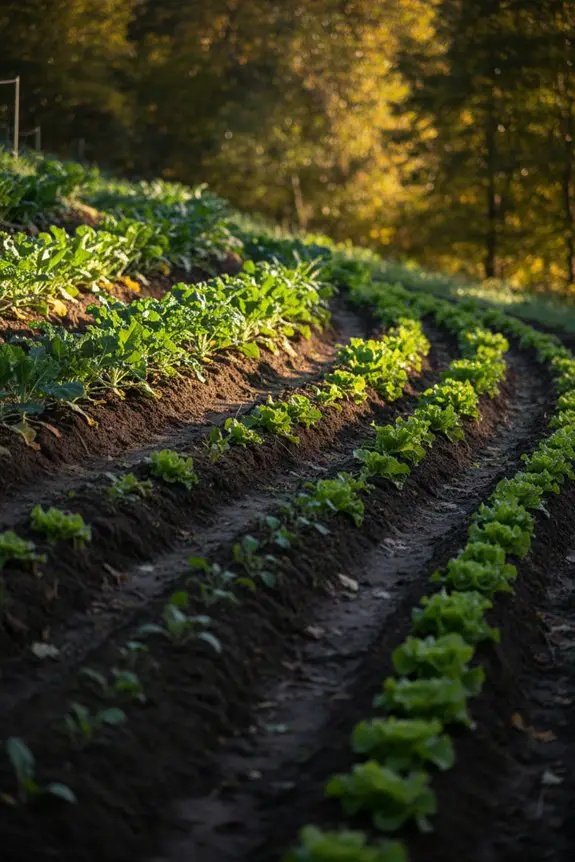 sun patterns dictate growth