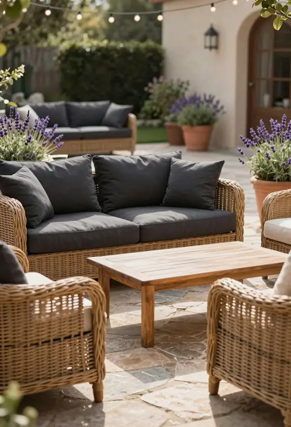 durable comfortable outdoor seating