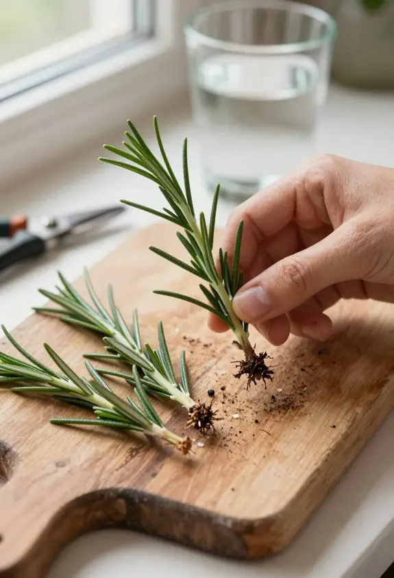 prepare cuttings for rooting
