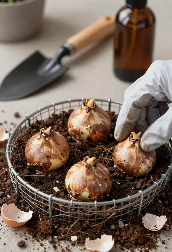 protect tulip bulbs effectively